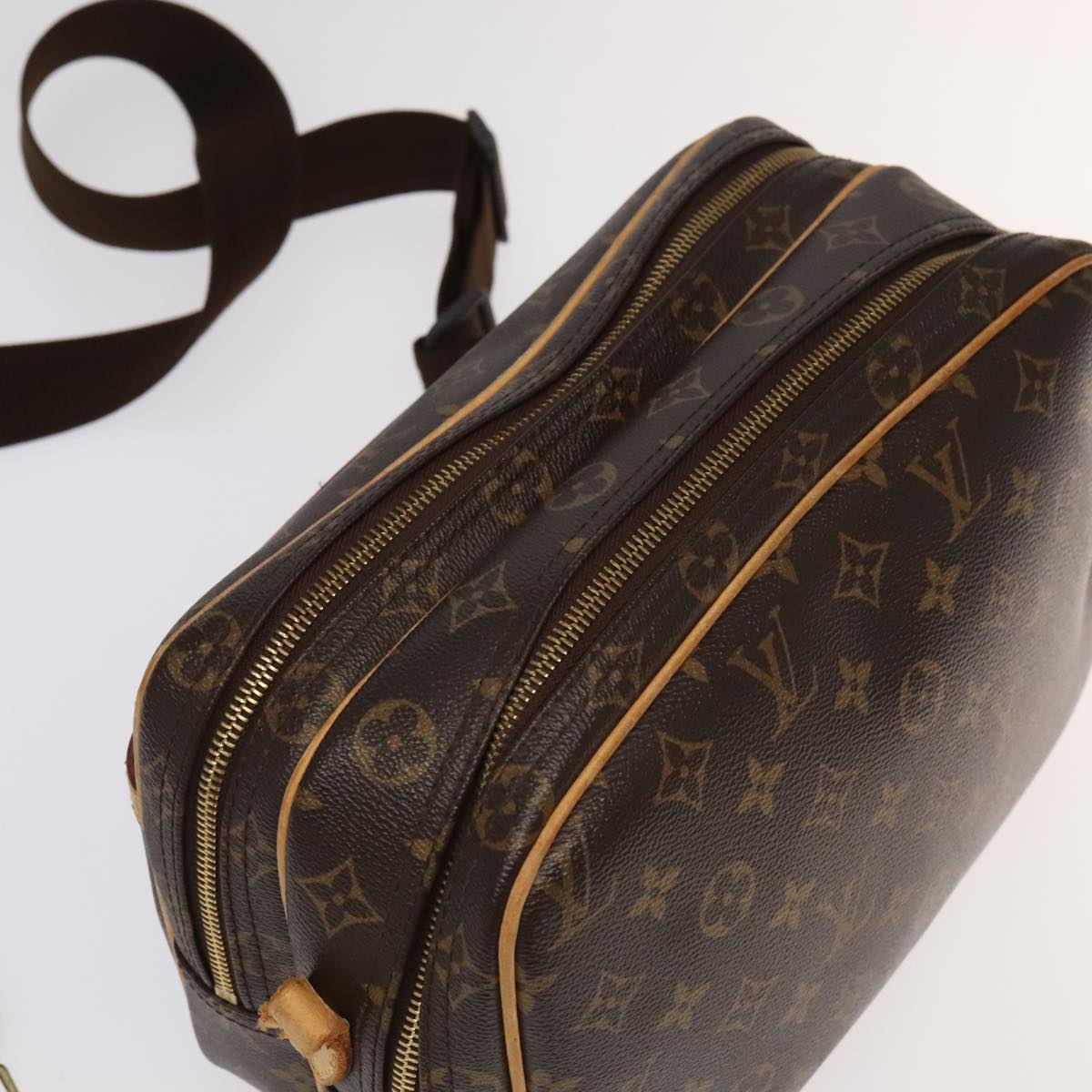 LOUIS VUITTON Monogram Reporter PM Shoulder Bag M45254 LV Auth 102802