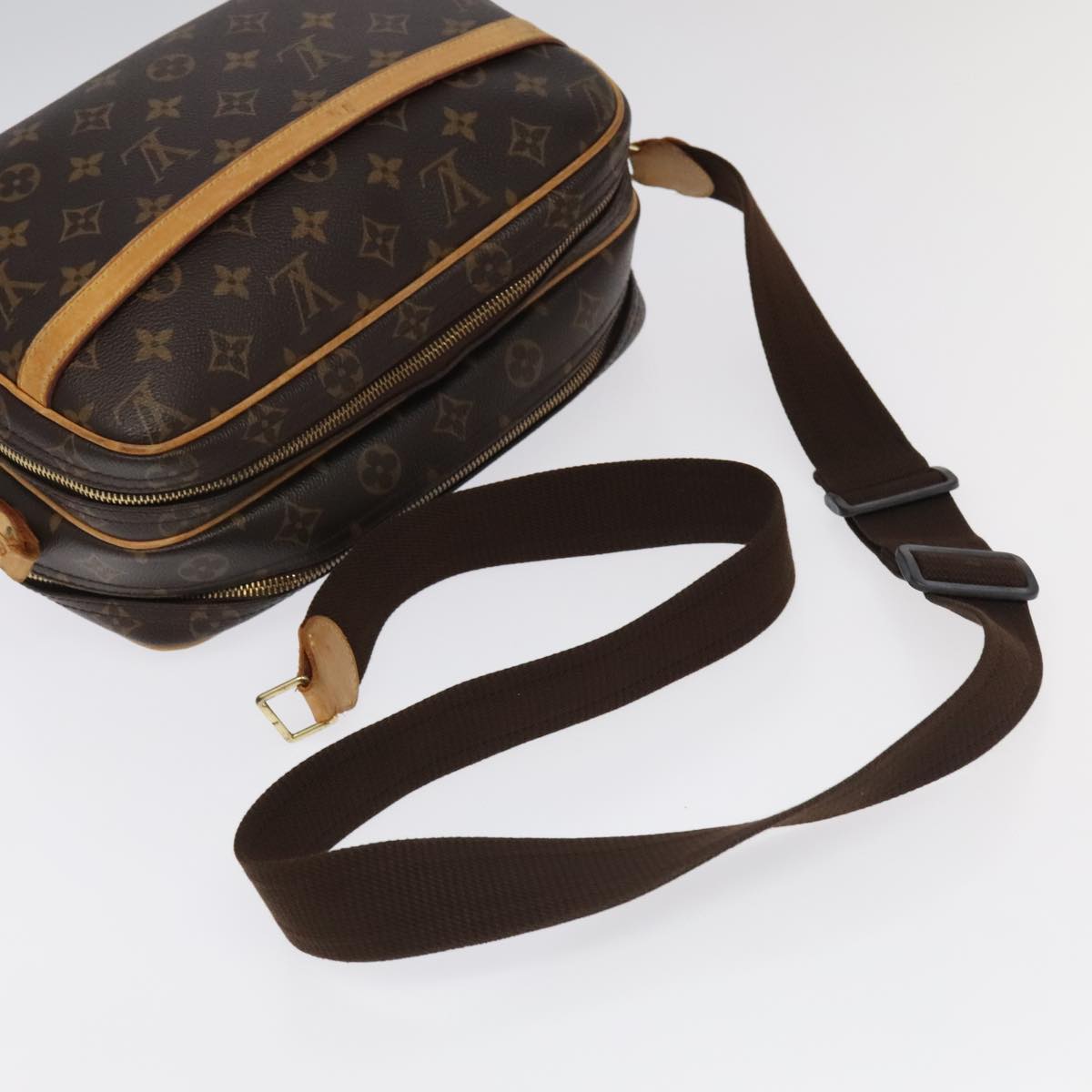 LOUIS VUITTON Monogram Reporter PM Shoulder Bag M45254 LV Auth 102802