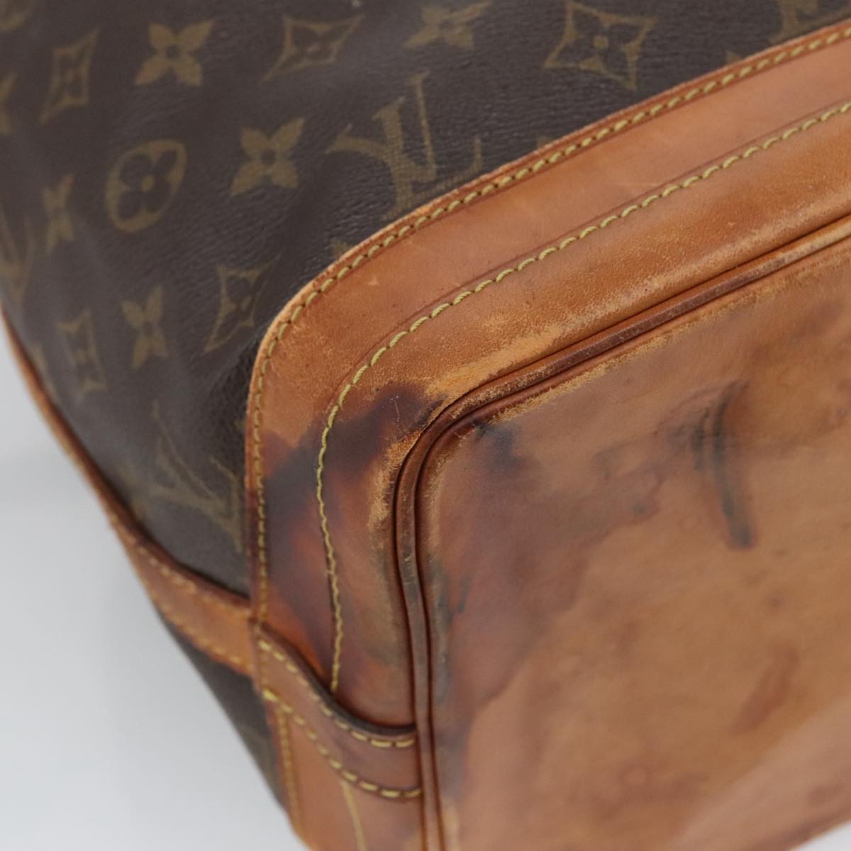 LOUIS VUITTON Monogram Noe Shoulder Bag M42224 LV Auth 102853