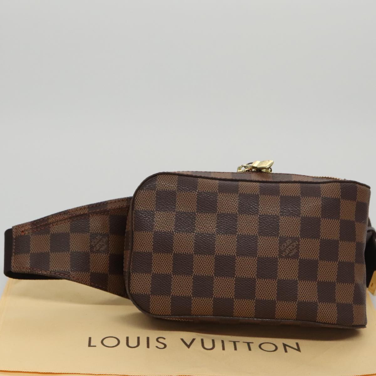 LOUIS VUITTON Damier Ebene Geronimos Shoulder Bag N51994 LV Auth 102886