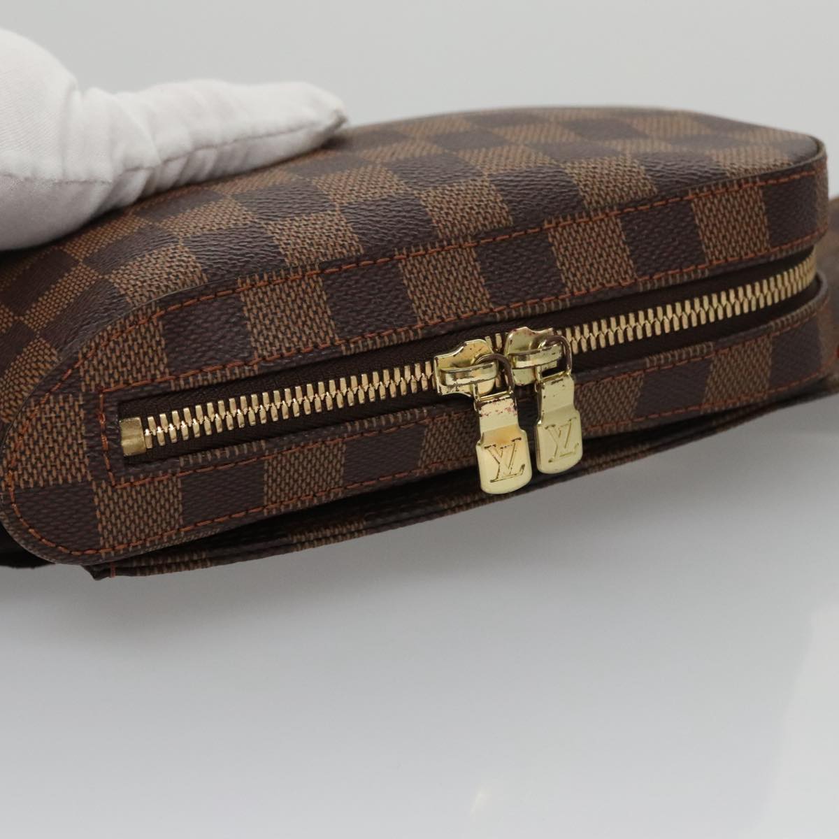 LOUIS VUITTON Damier Ebene Geronimos Shoulder Bag N51994 LV Auth 102886