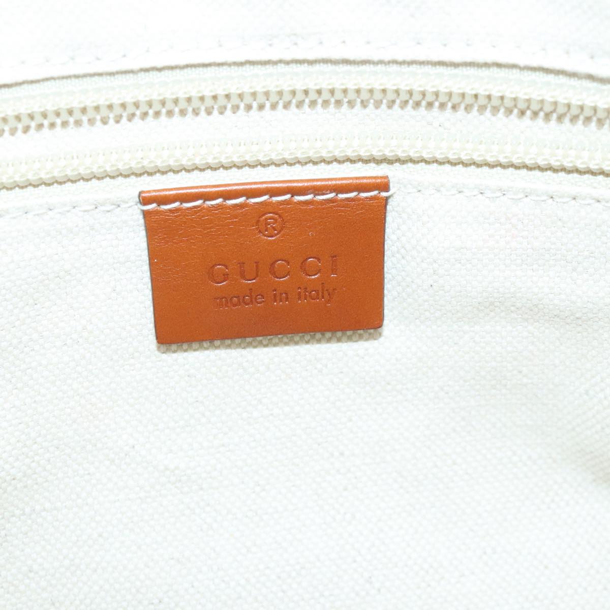 GUCCI GG Canvas Shoulder Bag Beige 131092 Auth 102892