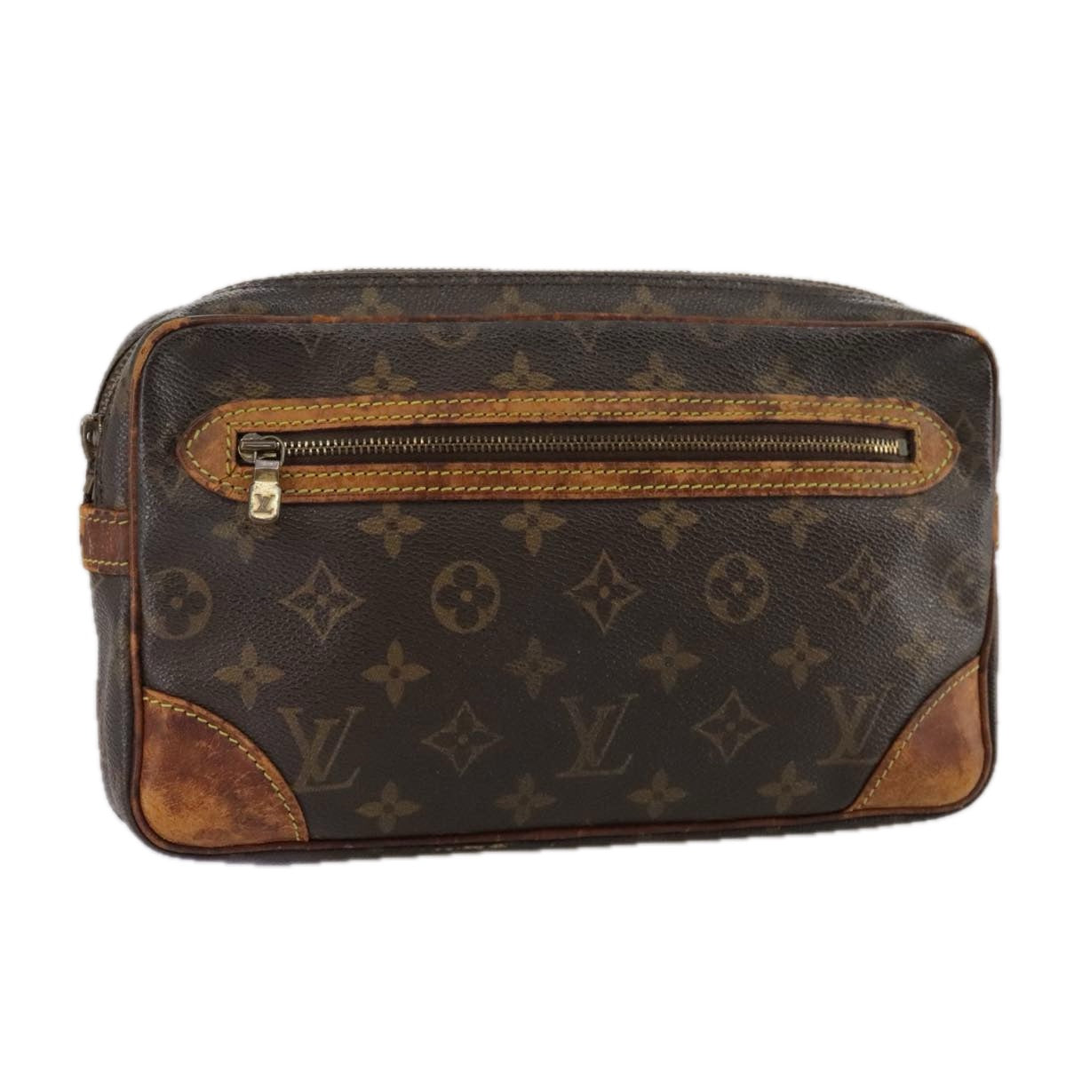 LOUIS VUITTON Monogram Marly Dragonne GM Clutch Bag M51825 LV Auth 102959