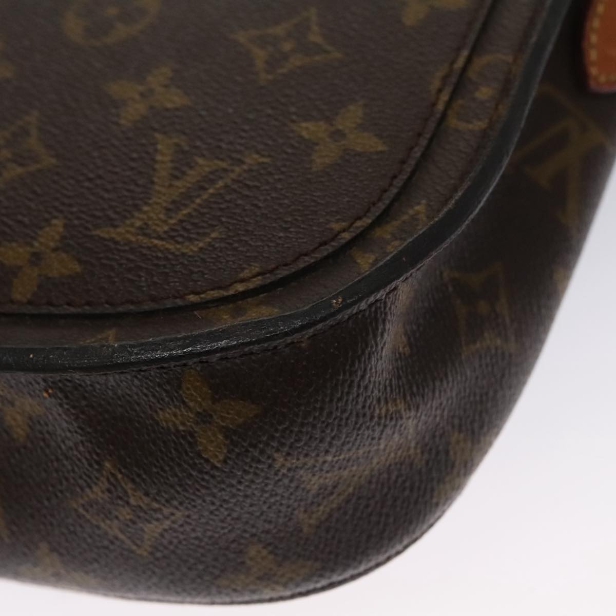 LOUIS VUITTON Monogram Saint Cloud GM Shoulder Bag Vintage M51242 LV Auth 102994