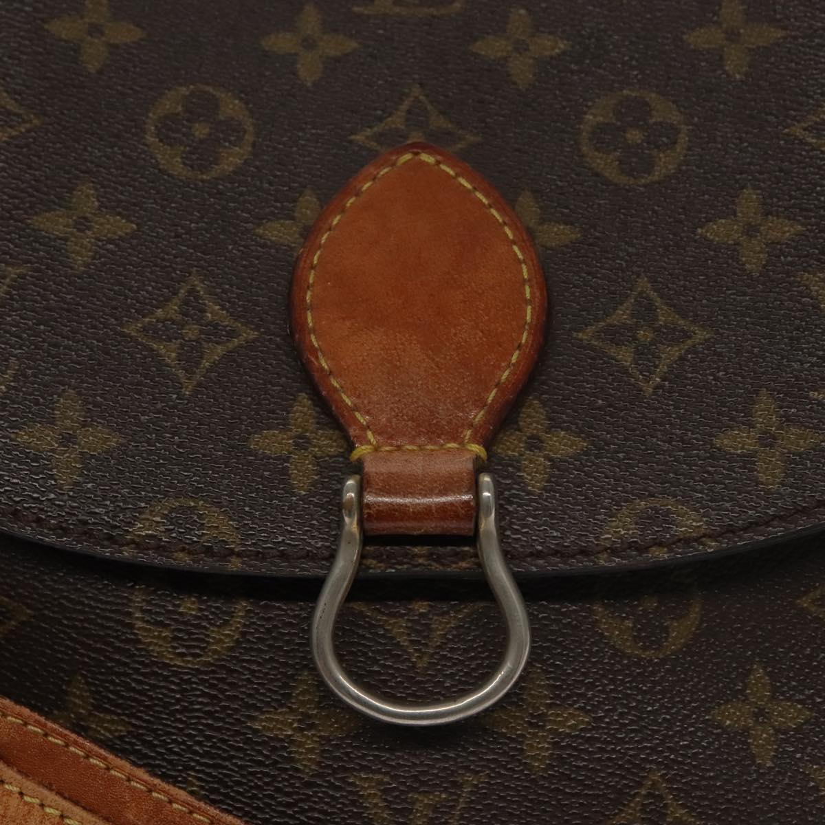 LOUIS VUITTON Monogram Saint Cloud GM Shoulder Bag Vintage M51242 LV Auth 102994