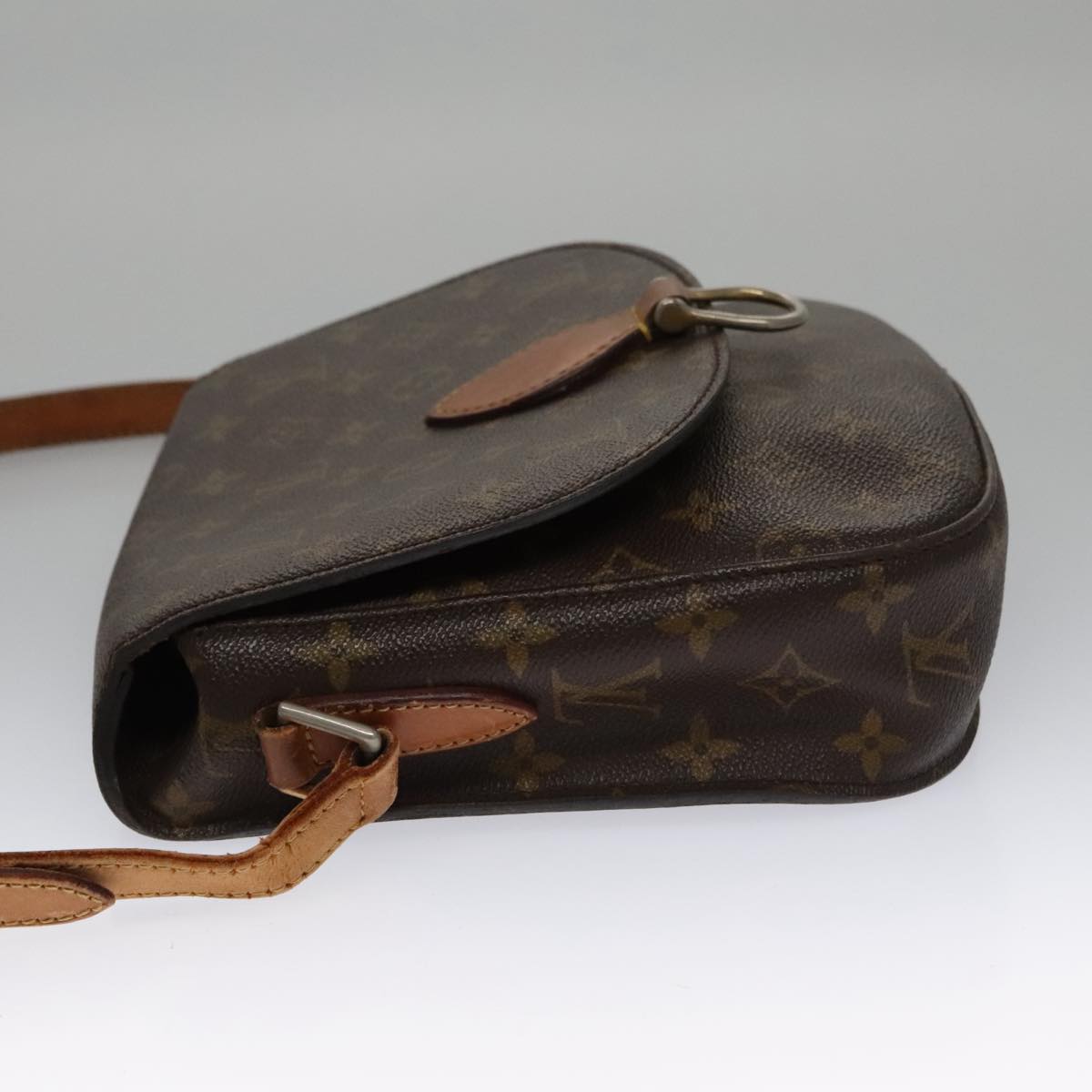 LOUIS VUITTON Monogram Saint Cloud GM Shoulder Bag Vintage M51242 LV Auth 102994