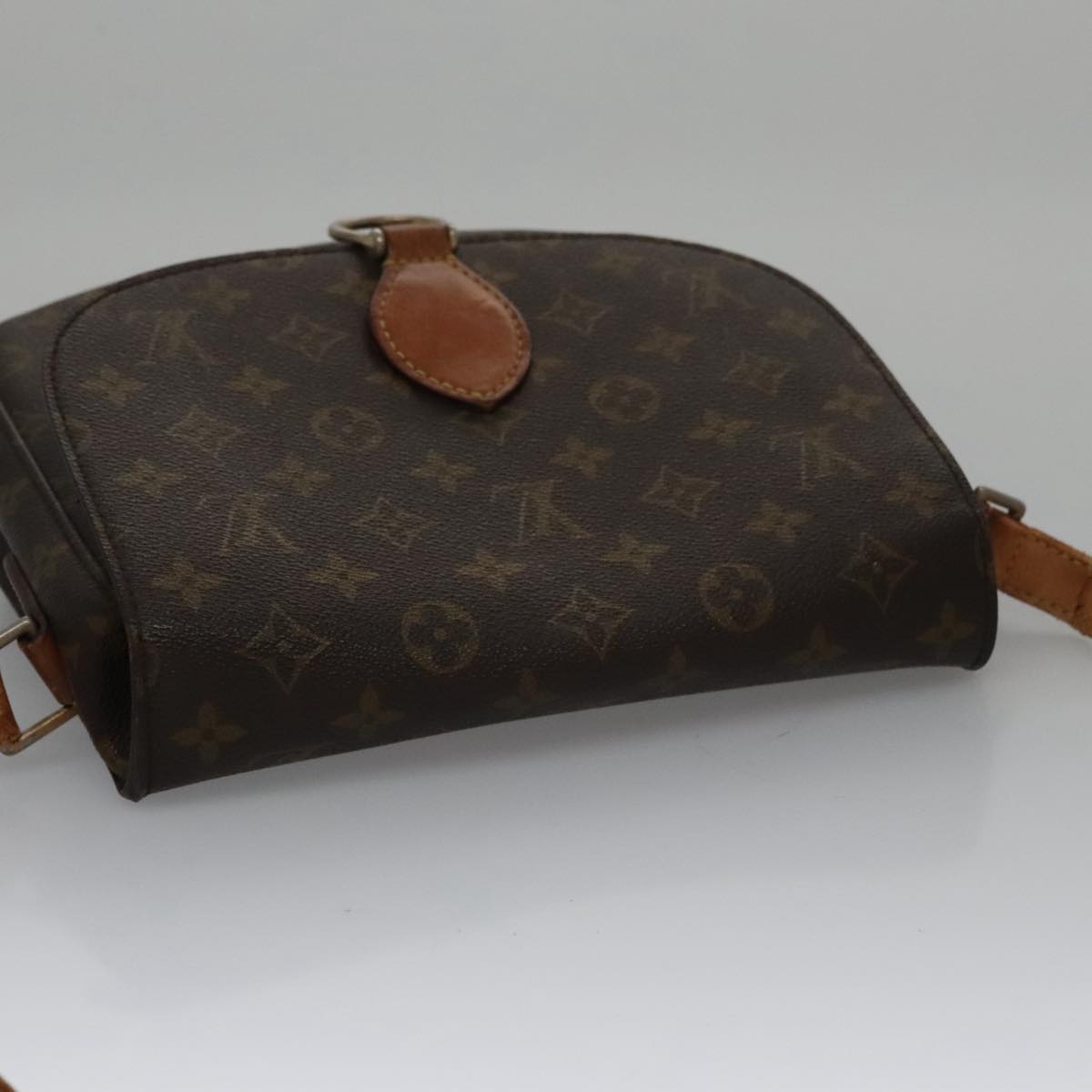 LOUIS VUITTON Monogram Saint Cloud GM Shoulder Bag Vintage M51242 LV Auth 102994