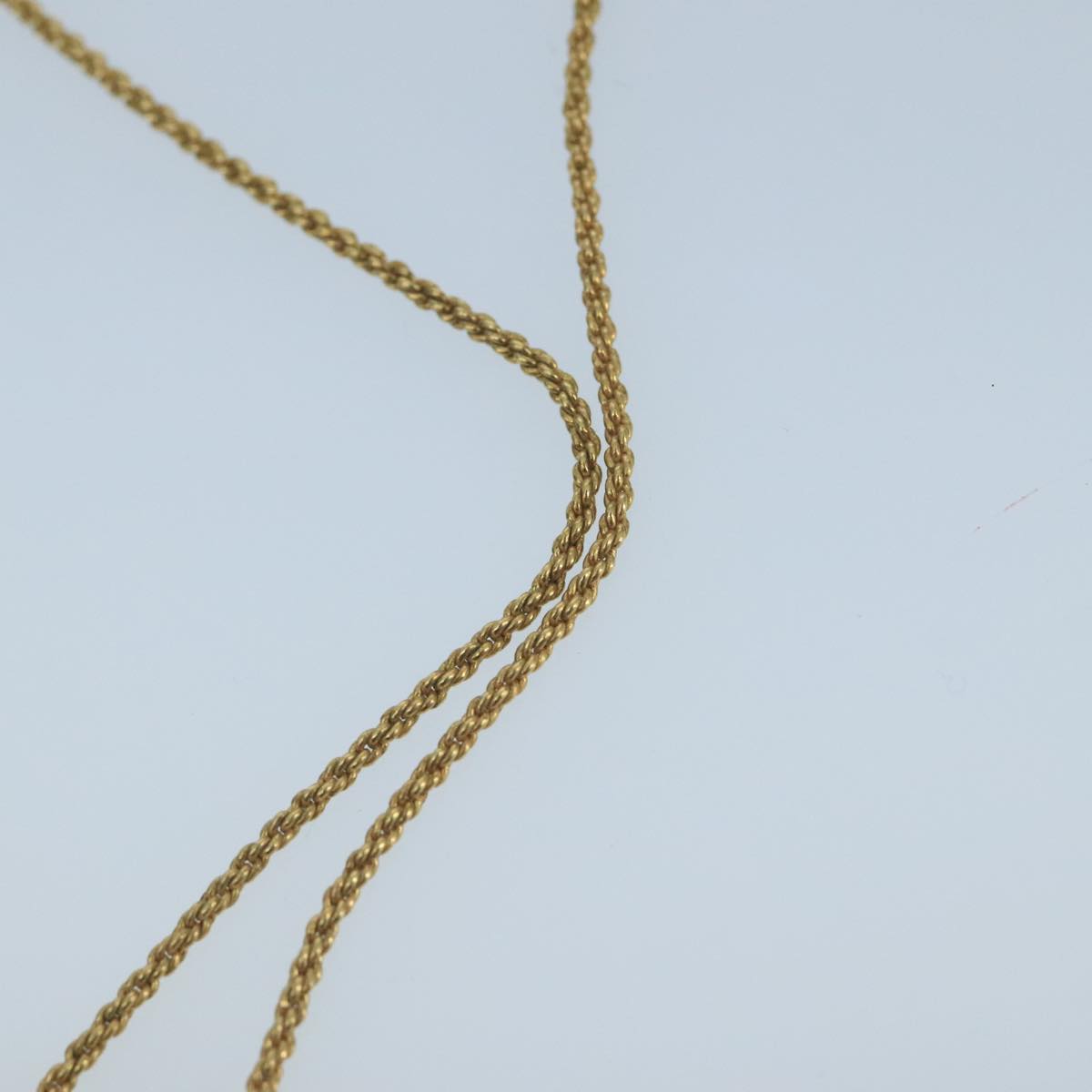 Christian Dior Necklace metal Gold Tone Auth 103072