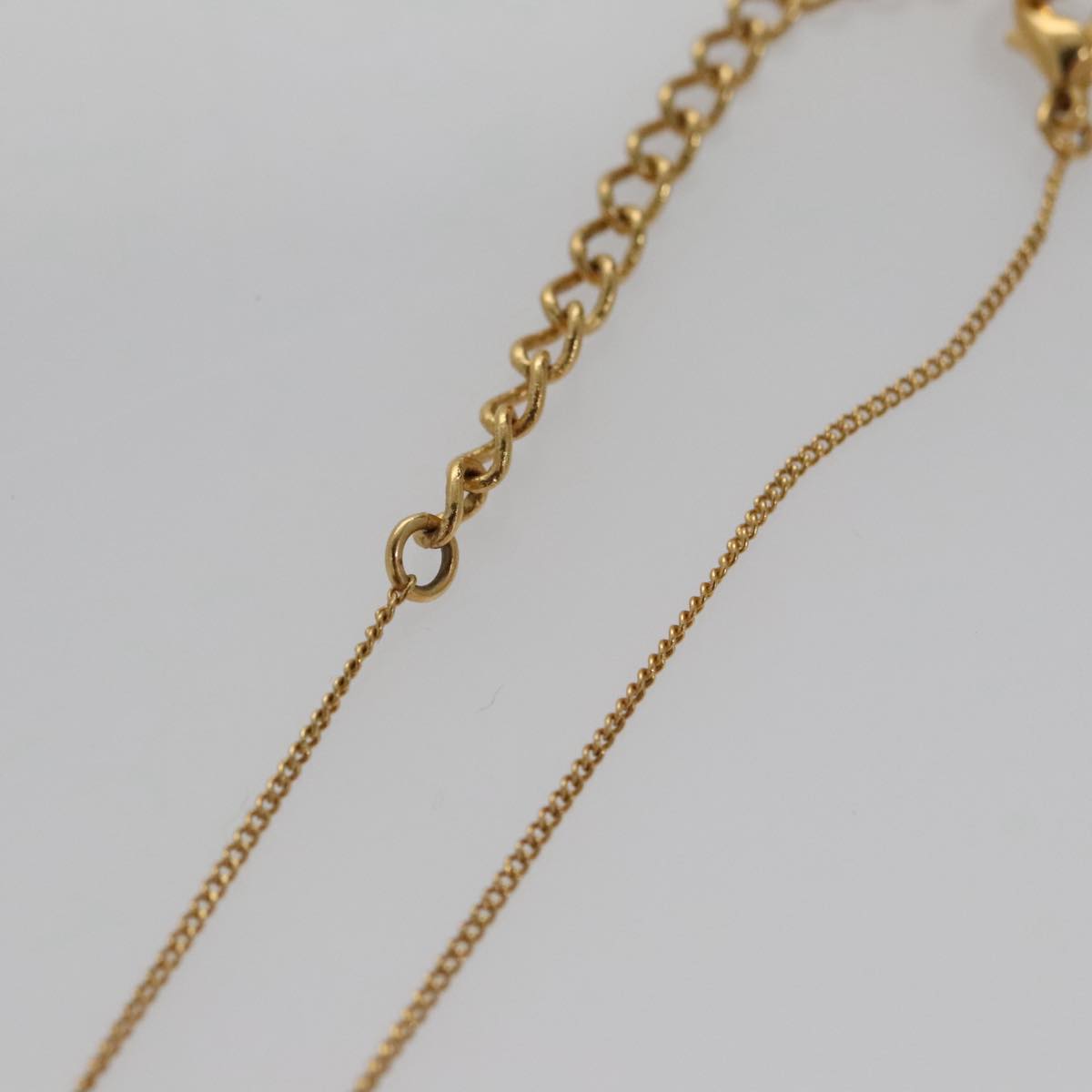 Christian Dior Necklace metal Gold Auth 103088