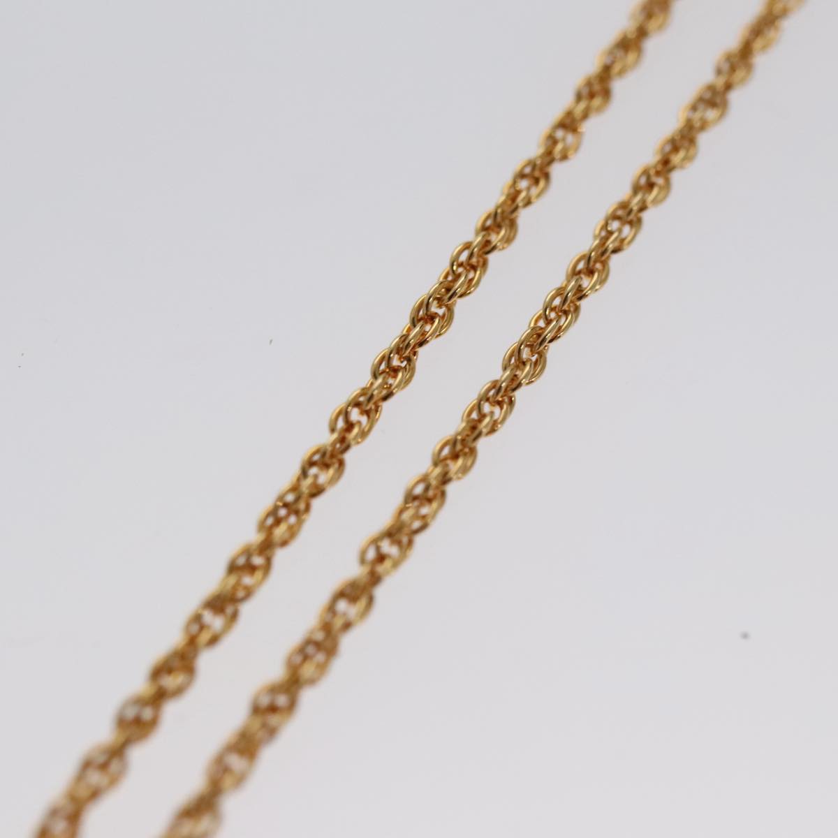 Christian Dior Necklace metal Gold Auth 103091