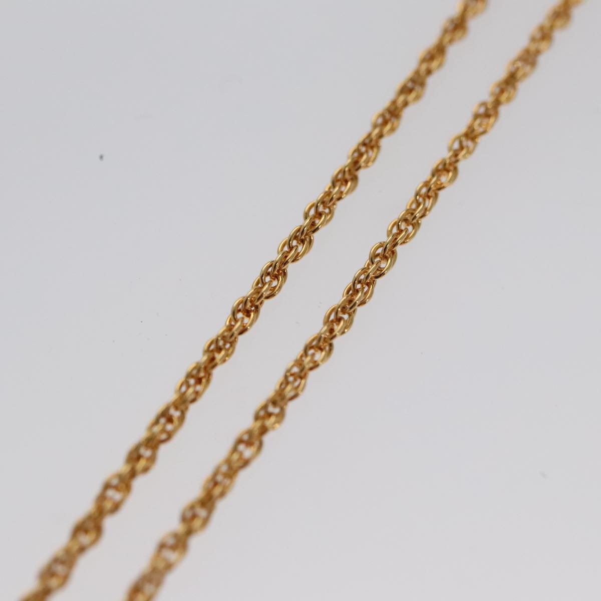 Christian Dior Necklace metal Gold Auth 103091