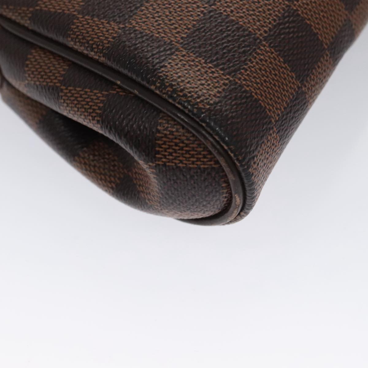 LOUIS VUITTON Damier Ebene Eva Shoulder Bag 2way N55213 LV Auth 103258