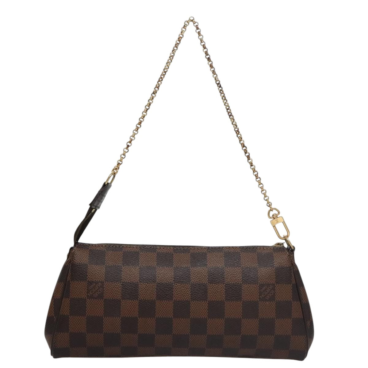 LOUIS VUITTON Damier Ebene Eva Shoulder Bag 2way N55213 LV Auth 103258