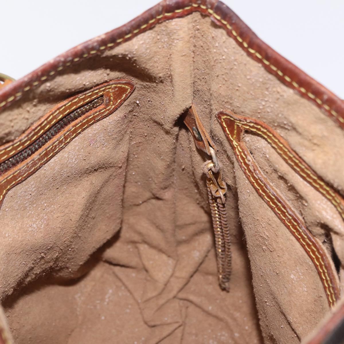 LOUIS VUITTON Monogram Bucket PM Shoulder Bag M42238 LV Auth 103423