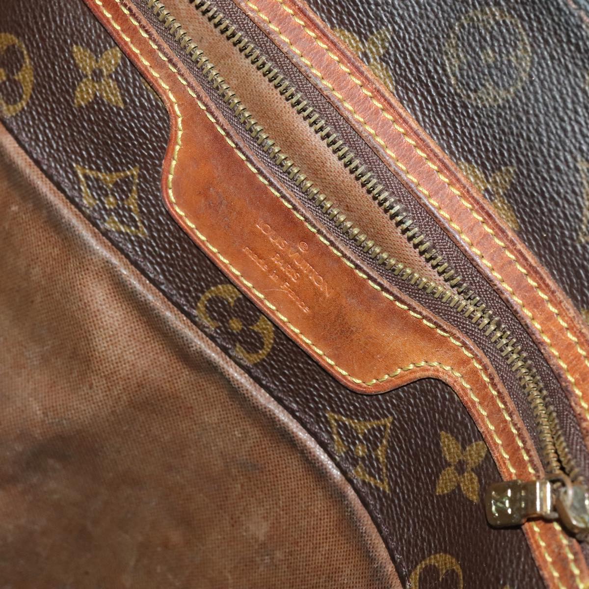 LOUIS VUITTON Monogram Sac Shopping Tote Bag M51108 LV Auth 103504