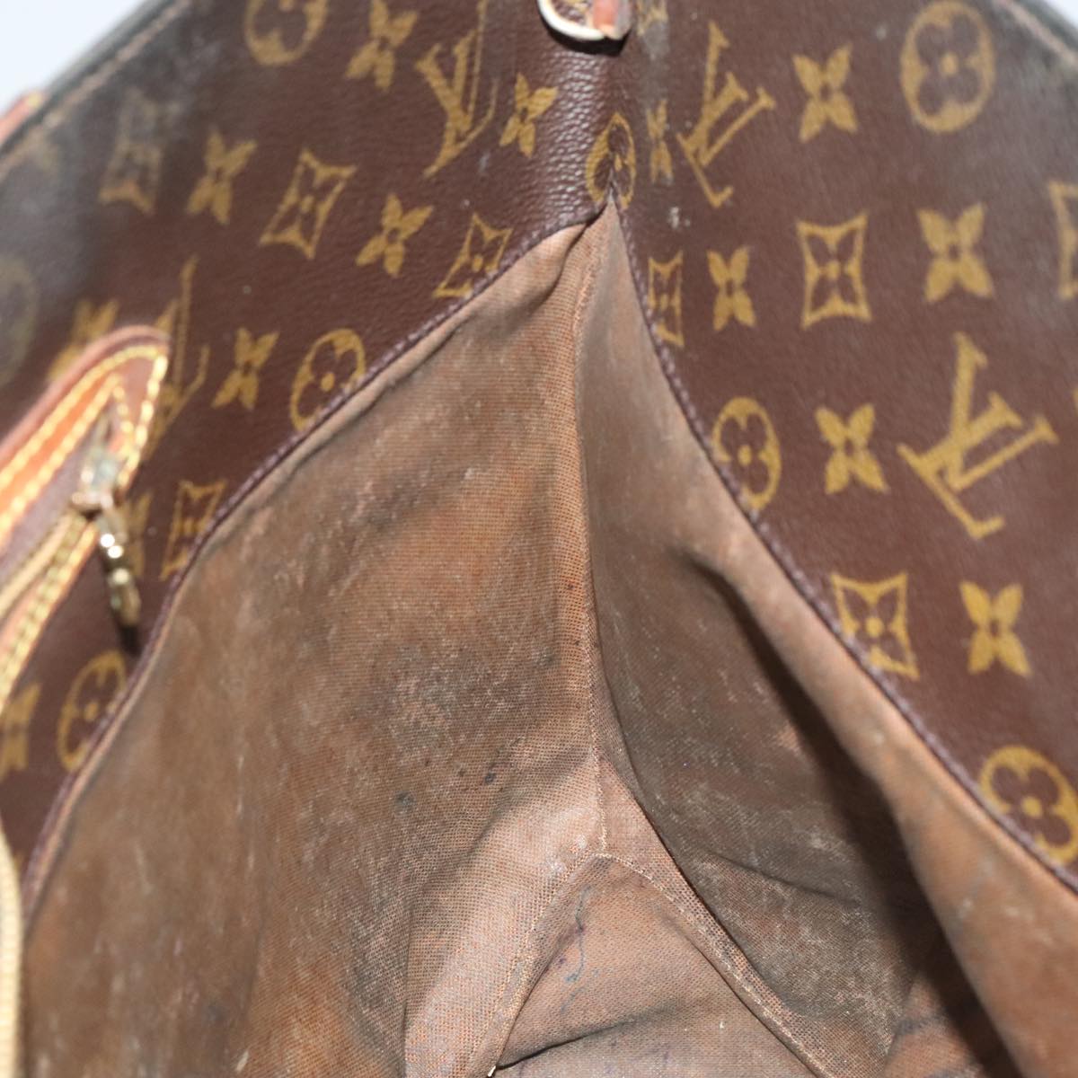 LOUIS VUITTON Monogram Sac Shopping Tote Bag M51108 LV Auth 103504