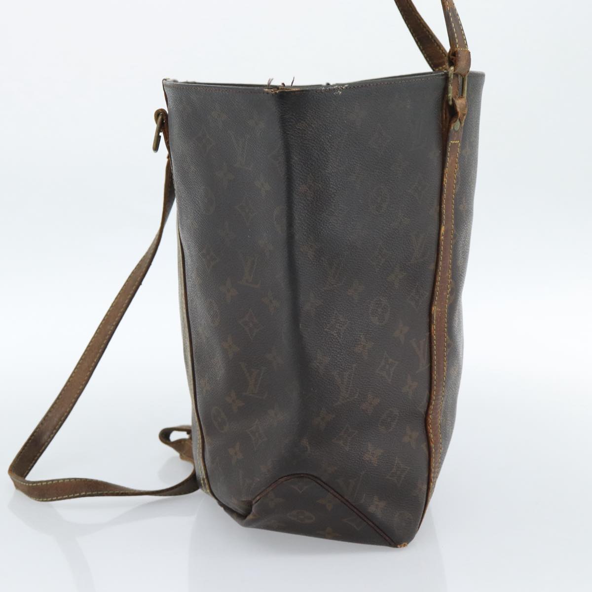 LOUIS VUITTON Monogram Sac Shopping Tote Bag M51108 LV Auth 103504