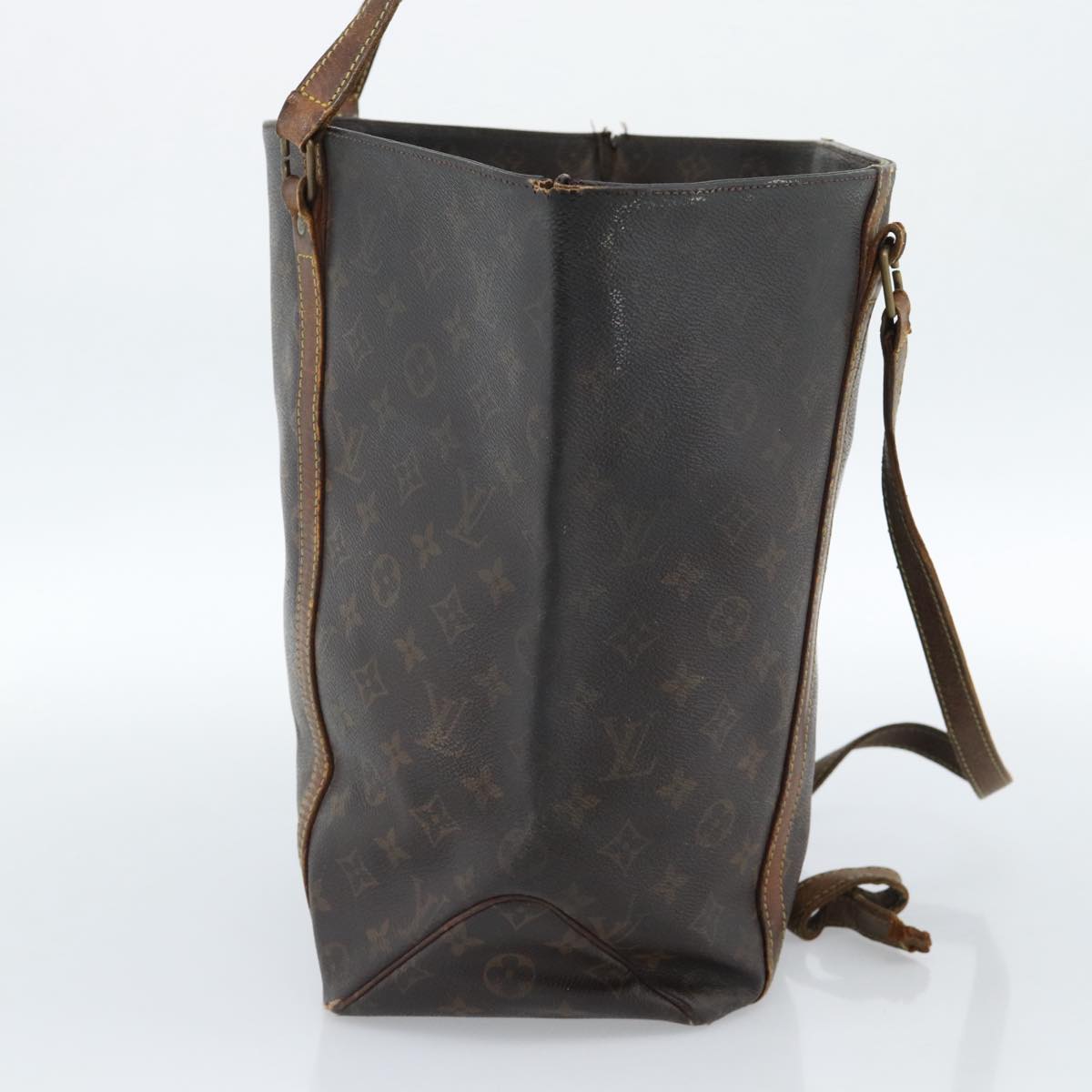 LOUIS VUITTON Monogram Sac Shopping Tote Bag M51108 LV Auth 103504