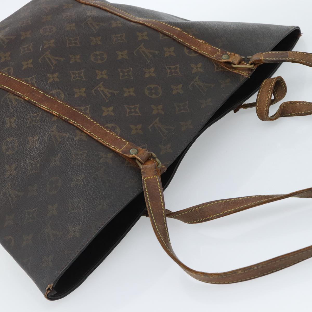 LOUIS VUITTON Monogram Sac Shopping Tote Bag M51108 LV Auth 103504