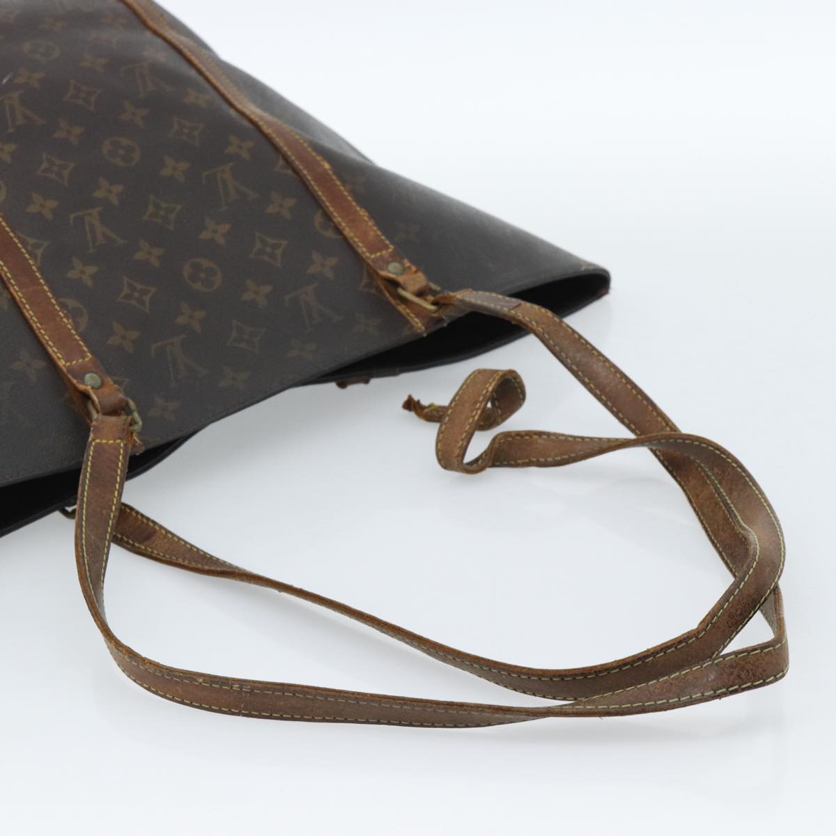 LOUIS VUITTON Monogram Sac Shopping Tote Bag M51108 LV Auth 103504