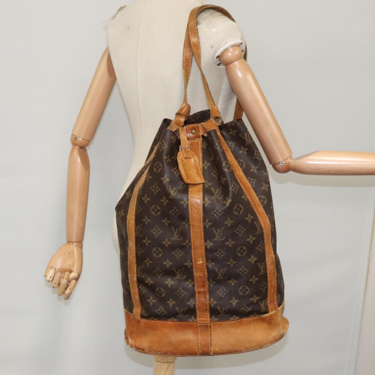 LOUIS VUITTON Monogram Randonnee GM Shoulder Bag M42244 LV Auth 103555