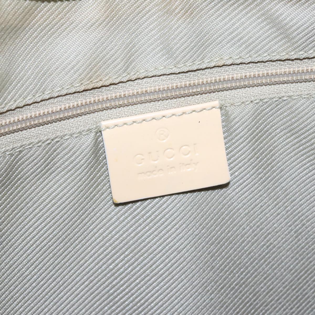 GUCCI GG Canvas Shoulder Bag Light Blue Gold 001 4158 Auth 103560