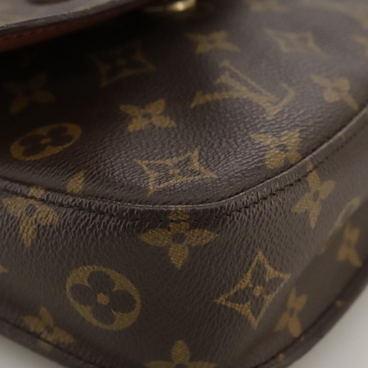 LOUIS VUITTON Monogram Saint Cloud MM Shoulder Bag M51243 LV Auth 103697