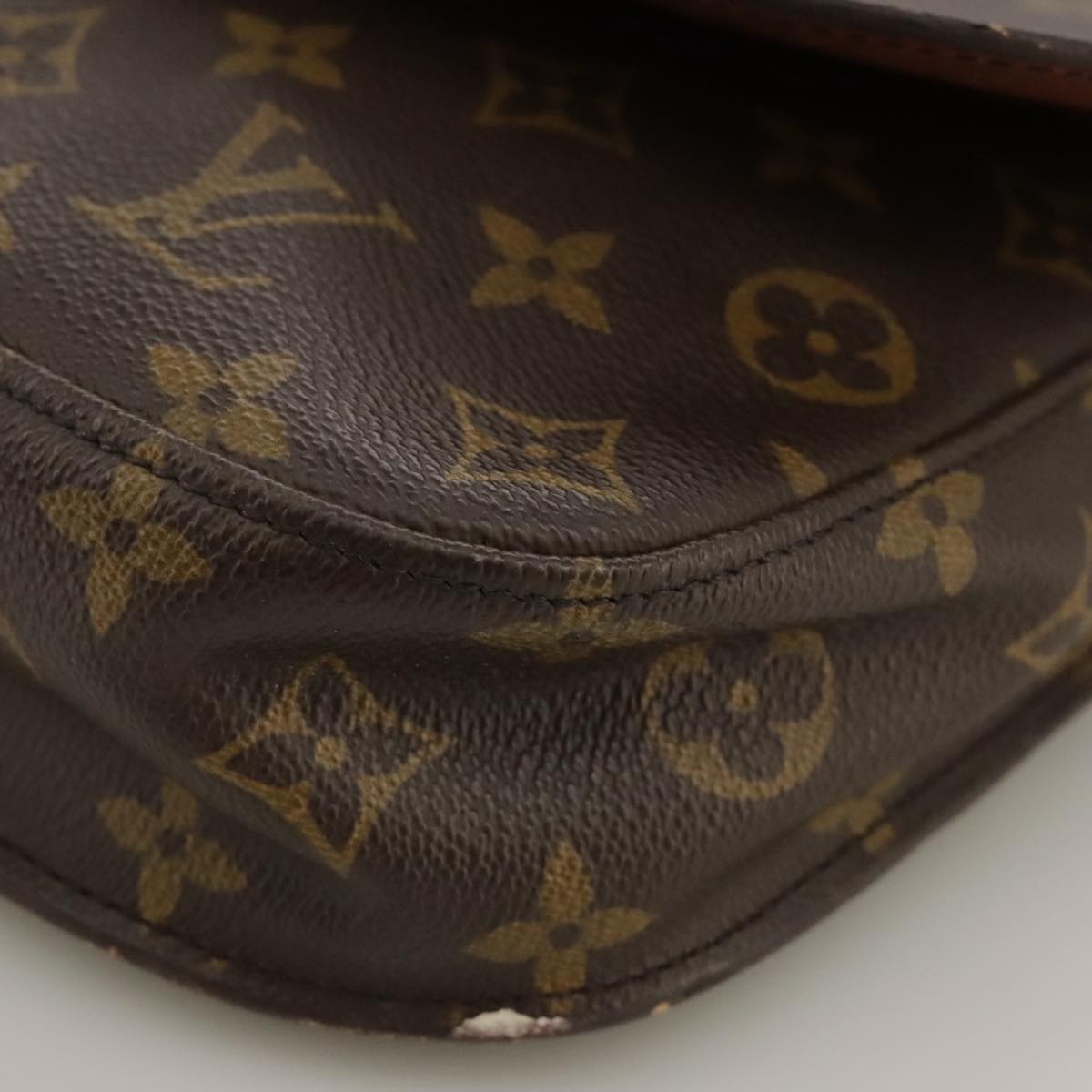 LOUIS VUITTON Monogram Saint Cloud MM Shoulder Bag M51243 LV Auth 103697