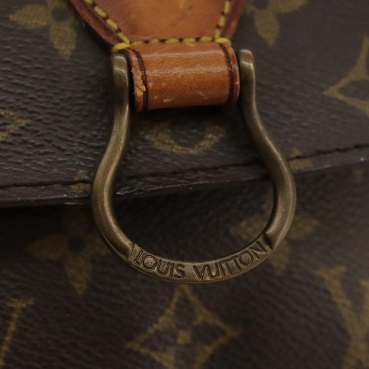 LOUIS VUITTON Monogram Saint Cloud MM Shoulder Bag M51243 LV Auth 103697