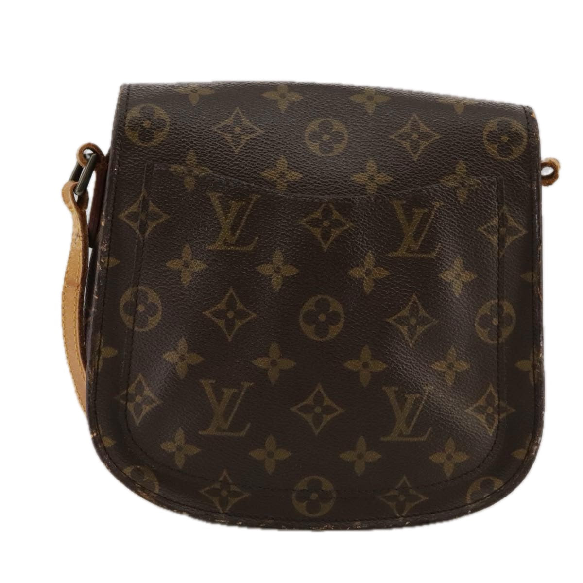 LOUIS VUITTON Monogram Saint Cloud MM Shoulder Bag M51243 LV Auth 103697