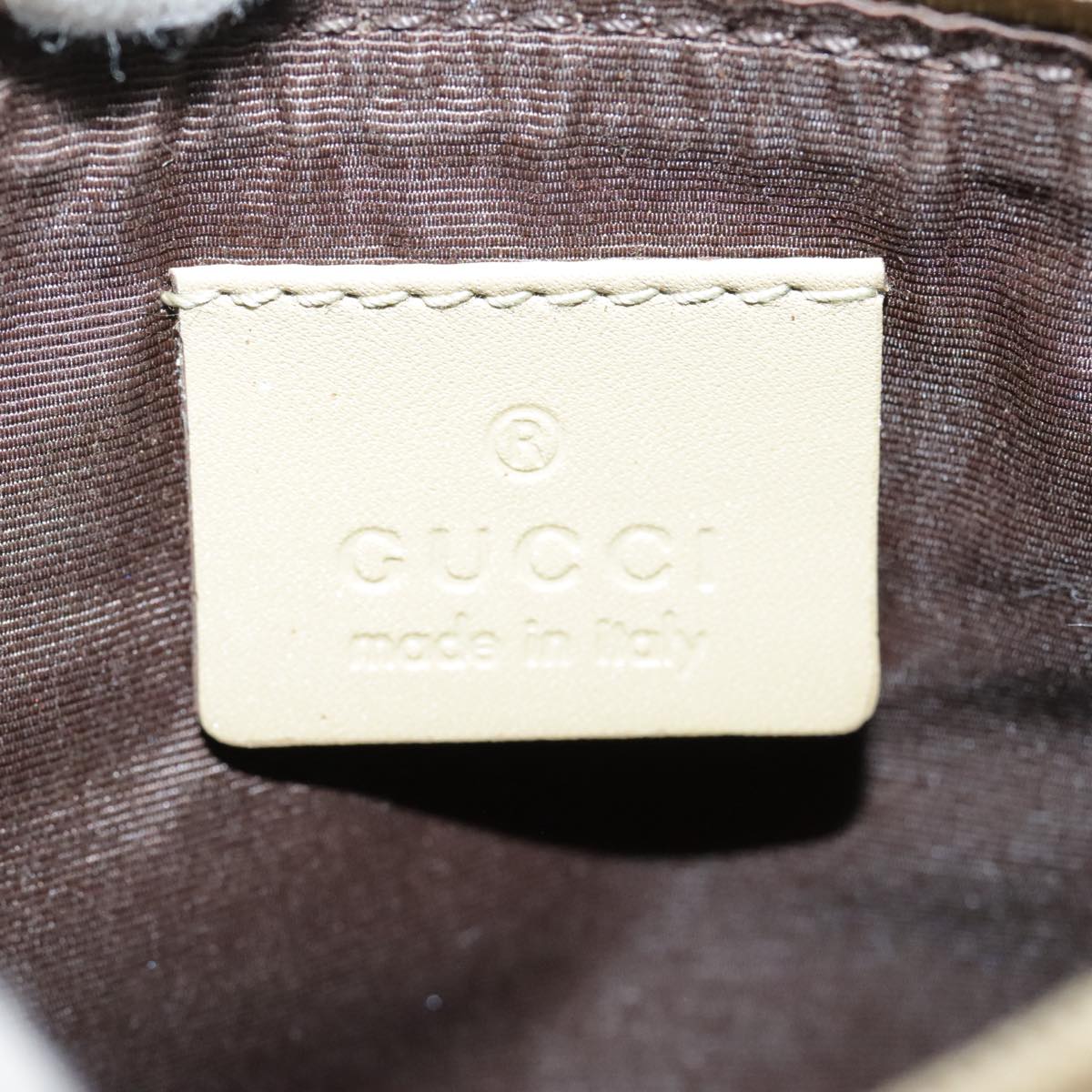 GUCCI GG Canvas Shoulder Bag Beige 90644 Auth 103739