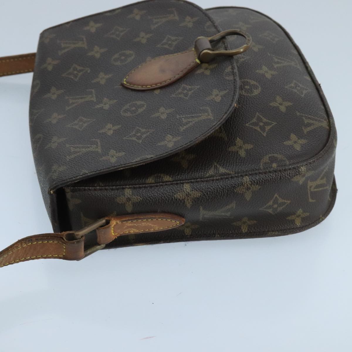 LOUIS VUITTON Monogram Saint Cloud GM Shoulder Bag M51242 LV Auth 103747