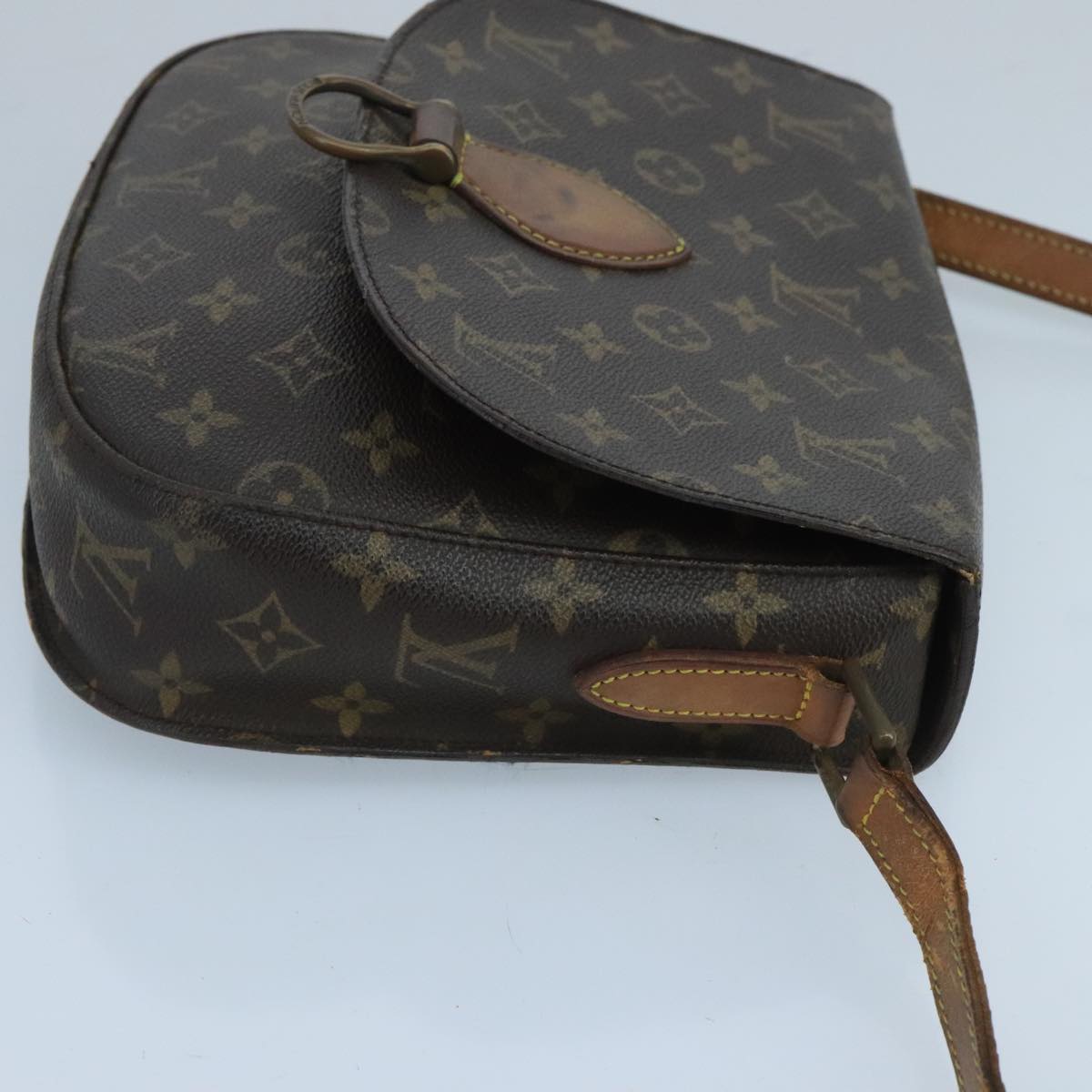 LOUIS VUITTON Monogram Saint Cloud GM Shoulder Bag M51242 LV Auth 103747