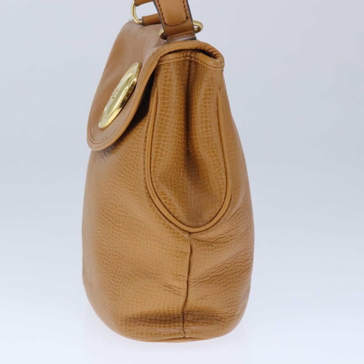 Christian Dior Hand Bag Leather 2way Brown Auth 103766