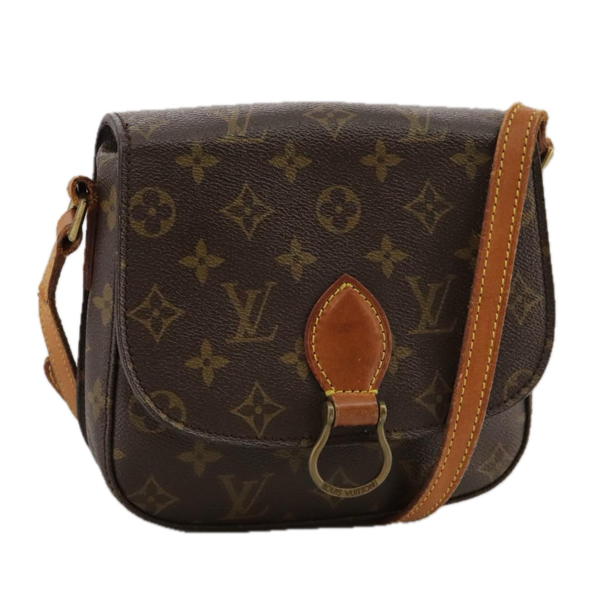 LOUIS VUITTON Monogram Saint Cloud MM Shoulder Bag M51243 LV Auth 103792