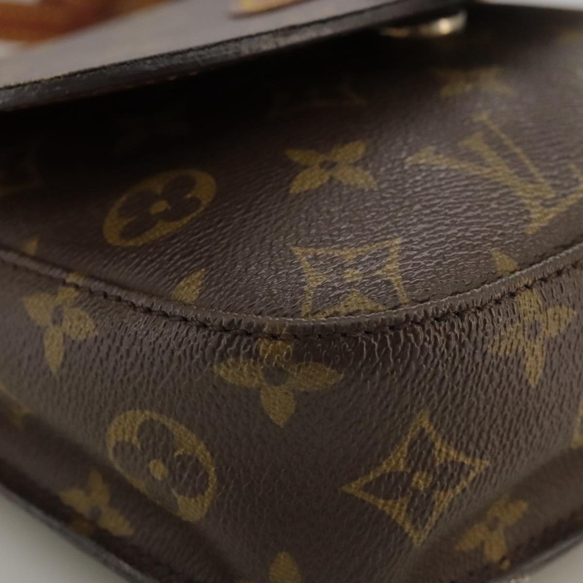 LOUIS VUITTON Monogram Saint Cloud MM Shoulder Bag M51243 LV Auth 103792