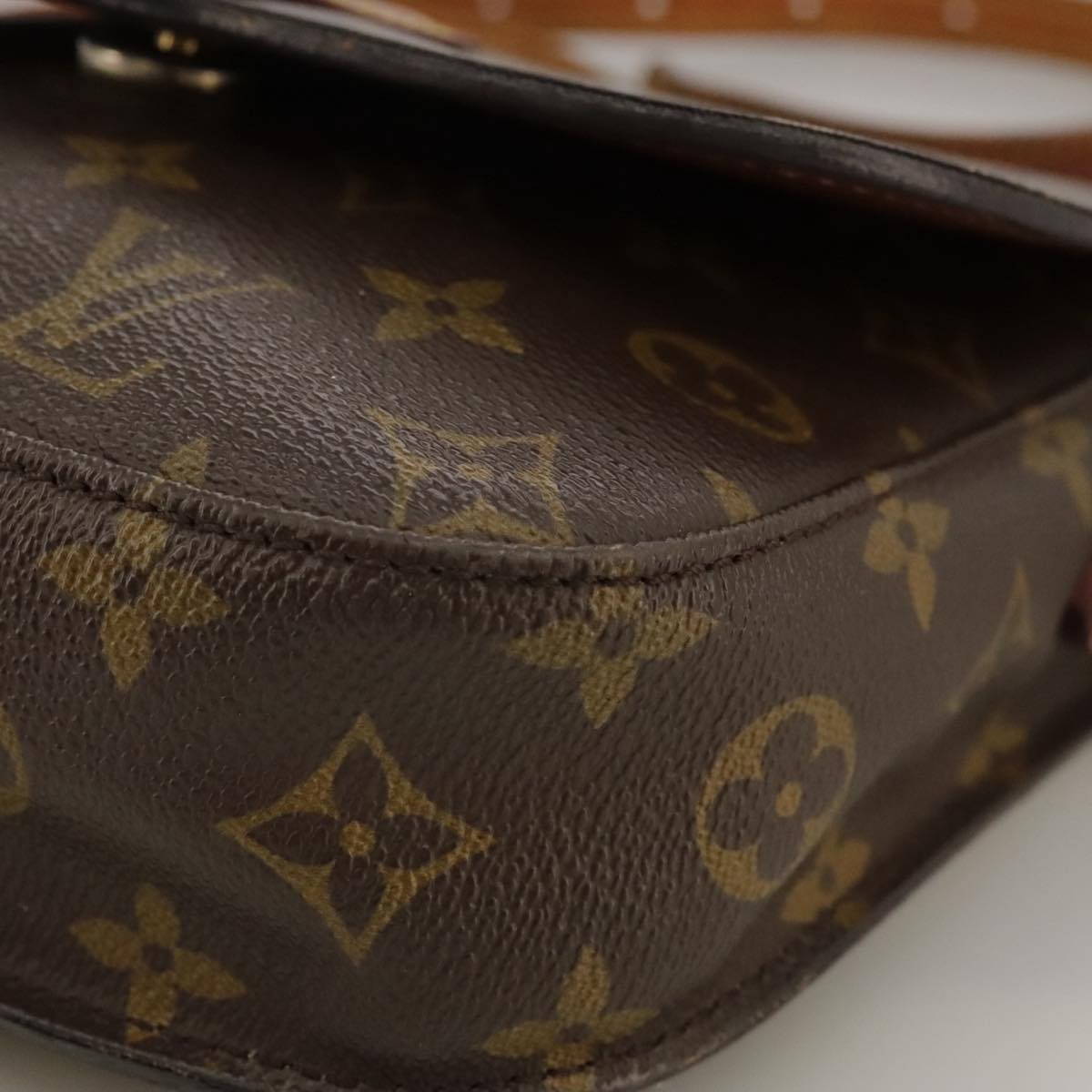 LOUIS VUITTON Monogram Saint Cloud MM Shoulder Bag M51243 LV Auth 103792