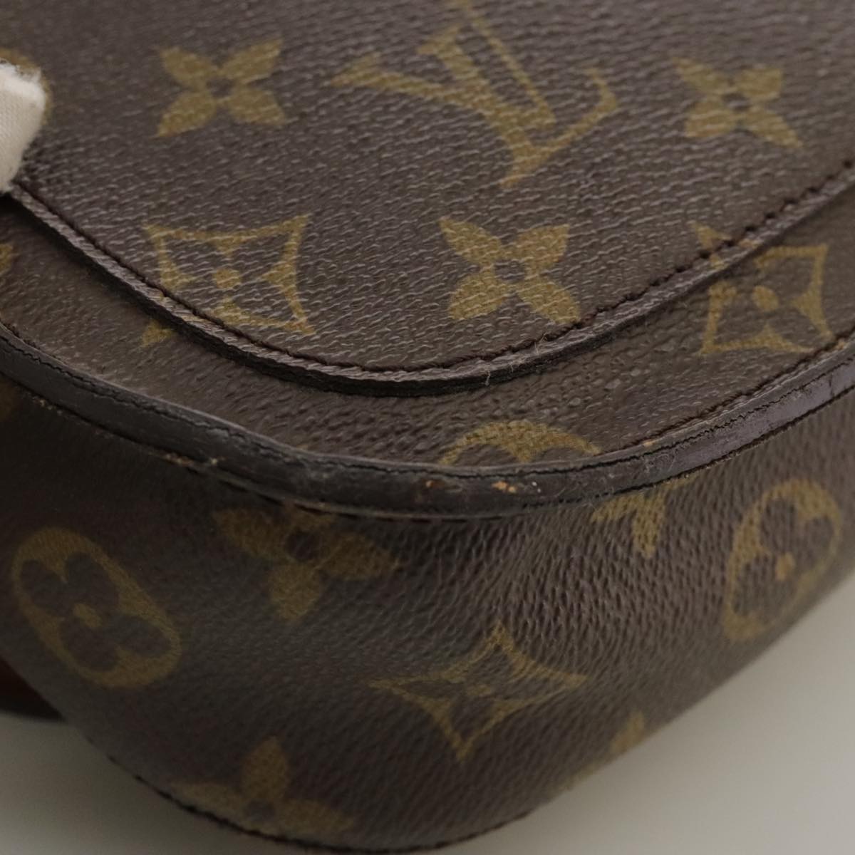 LOUIS VUITTON Monogram Saint Cloud MM Shoulder Bag M51243 LV Auth 103792