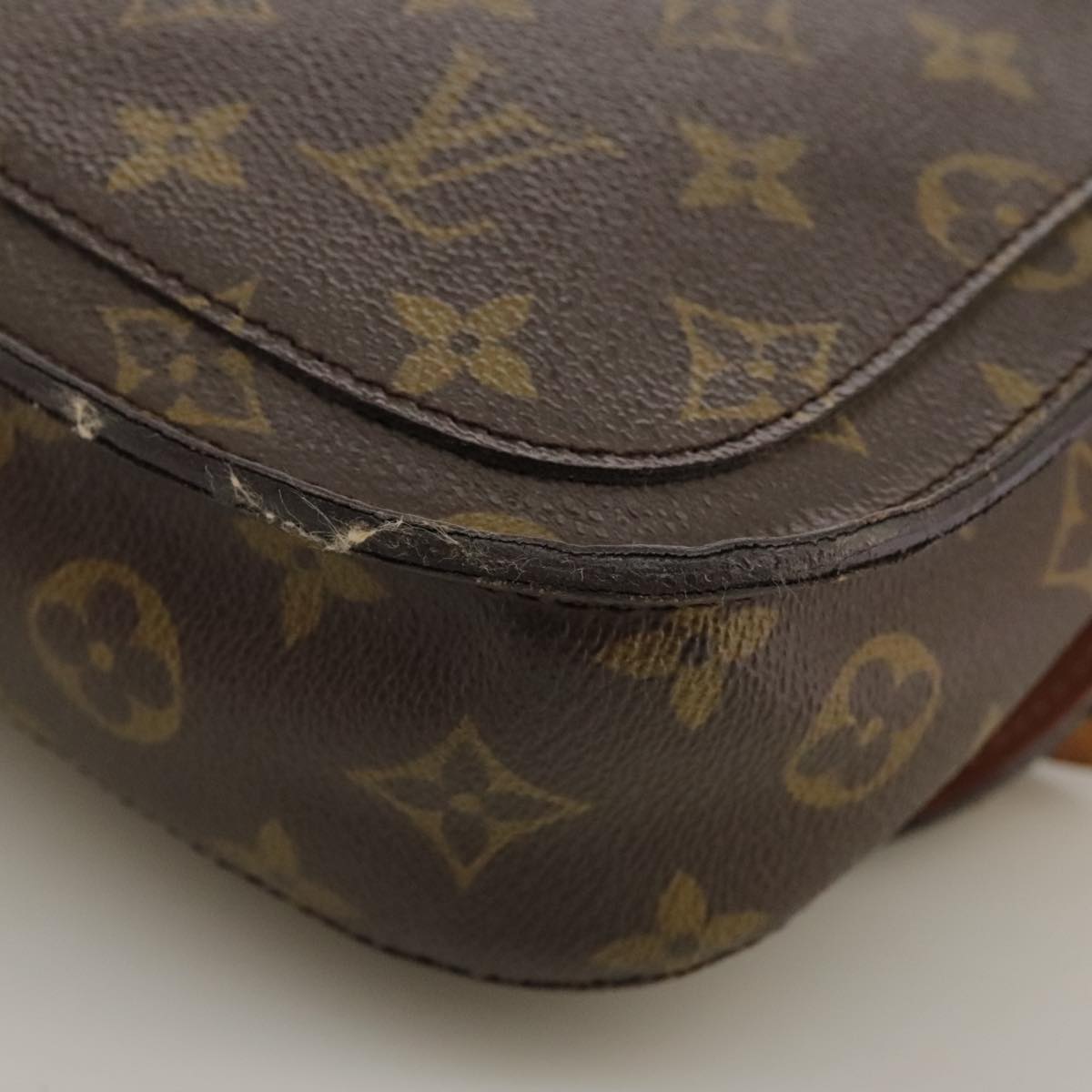 LOUIS VUITTON Monogram Saint Cloud MM Shoulder Bag M51243 LV Auth 103792