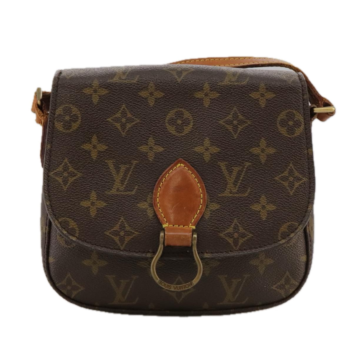 LOUIS VUITTON Monogram Saint Cloud MM Shoulder Bag M51243 LV Auth 103792