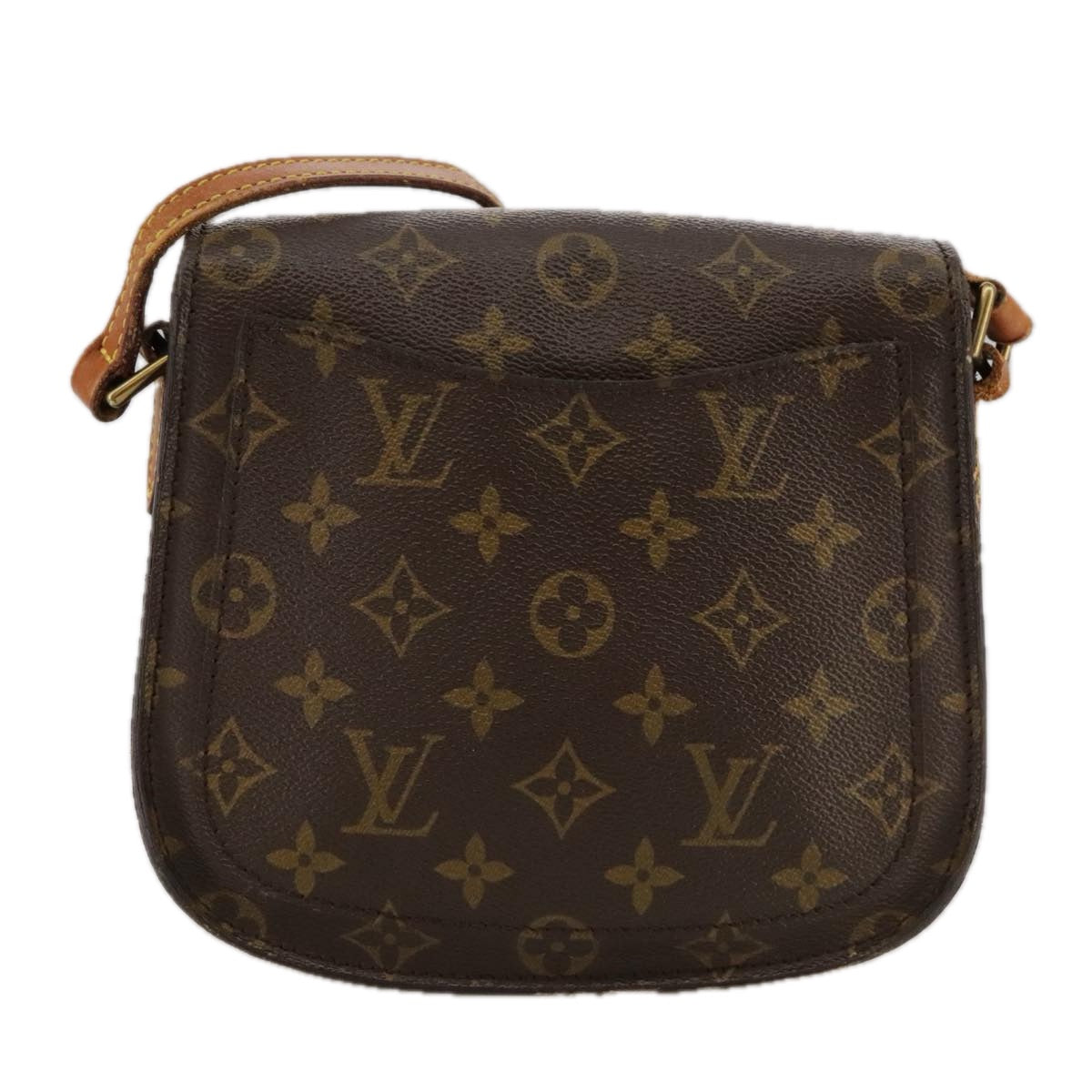 LOUIS VUITTON Monogram Saint Cloud MM Shoulder Bag M51243 LV Auth 103792