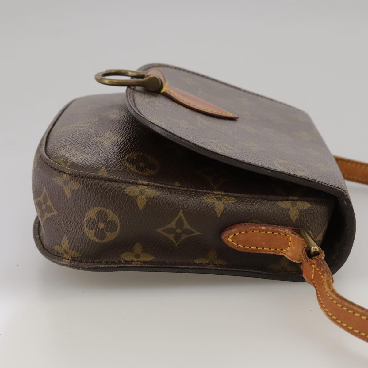 LOUIS VUITTON Monogram Saint Cloud MM Shoulder Bag M51243 LV Auth 103792