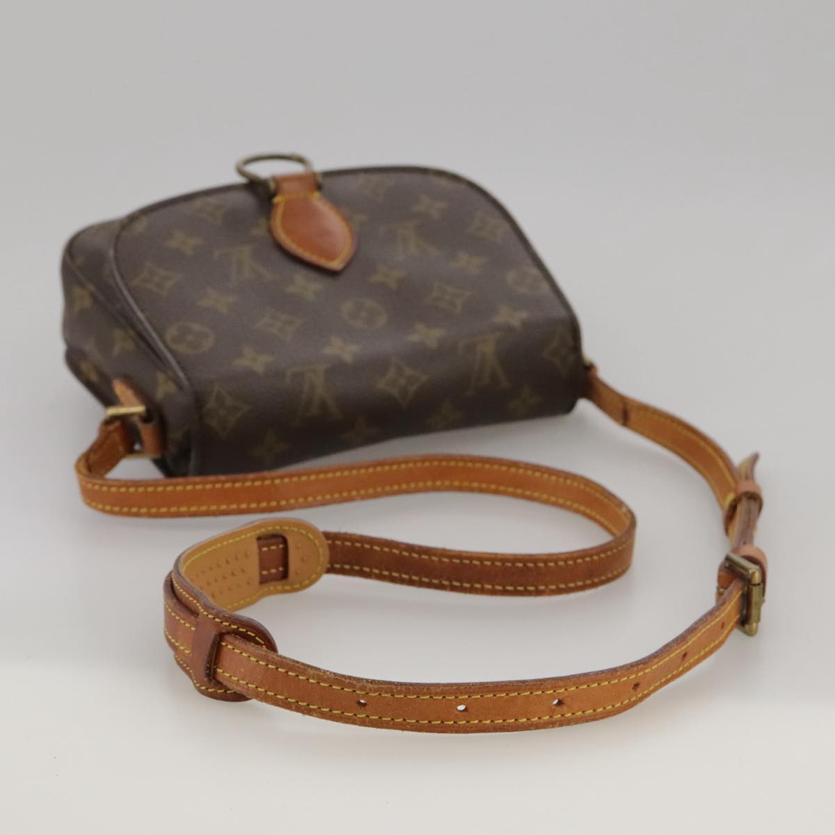 LOUIS VUITTON Monogram Saint Cloud MM Shoulder Bag M51243 LV Auth 103792