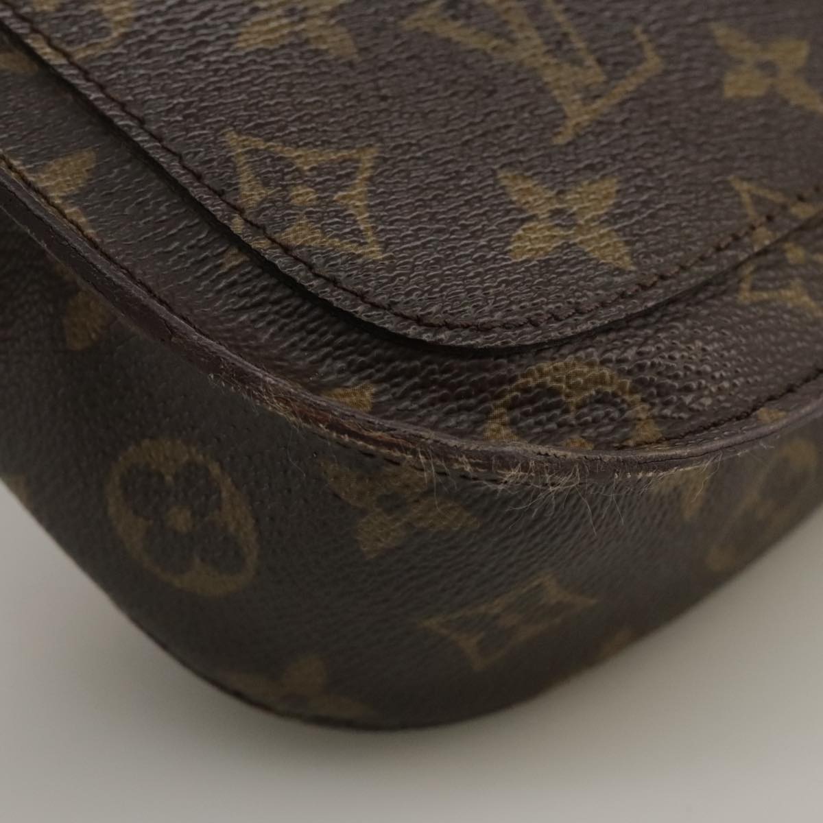 LOUIS VUITTON Monogram Saint Cloud MM Shoulder Bag M51243 LV Auth 103793