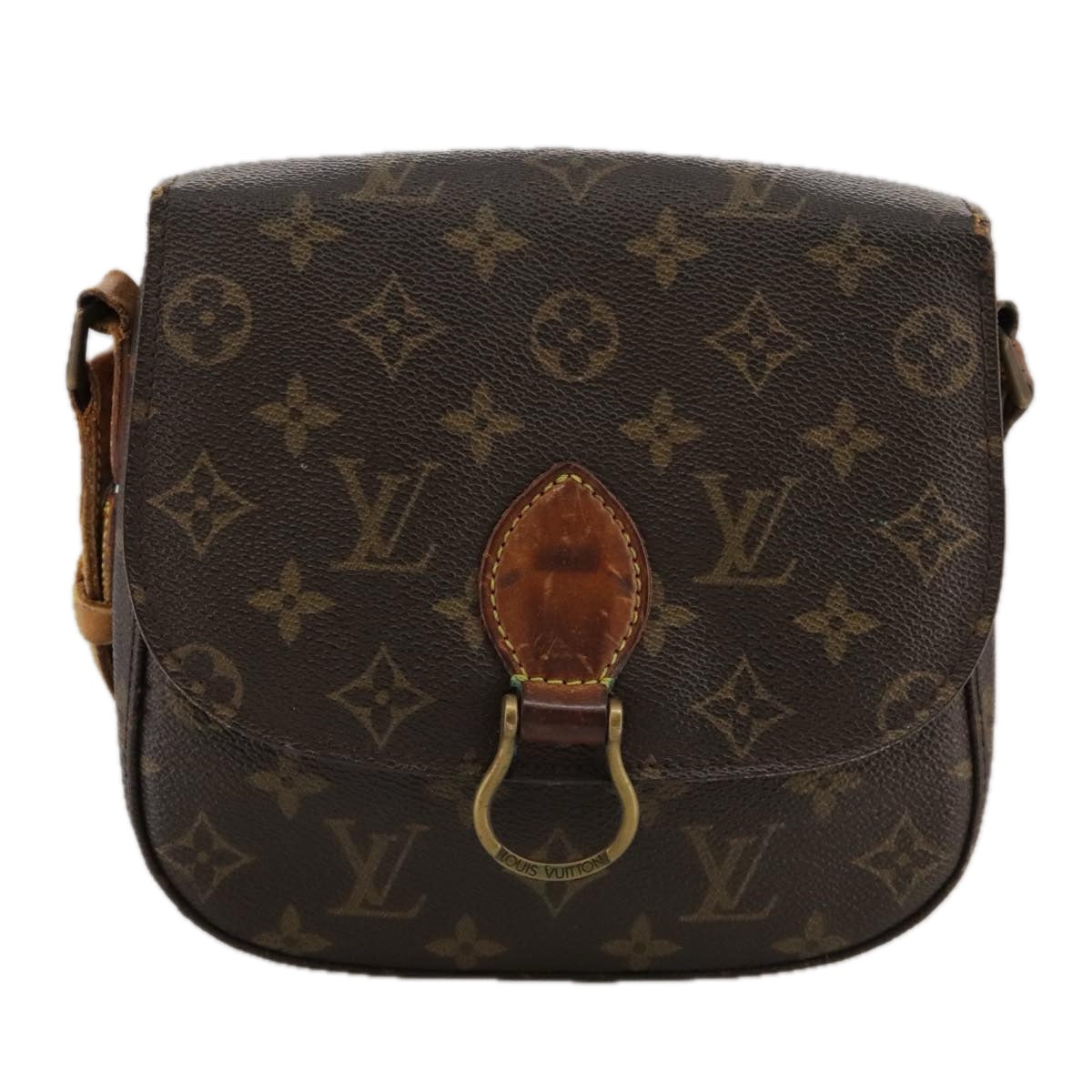 LOUIS VUITTON Monogram Saint Cloud MM Shoulder Bag M51243 LV Auth 103793