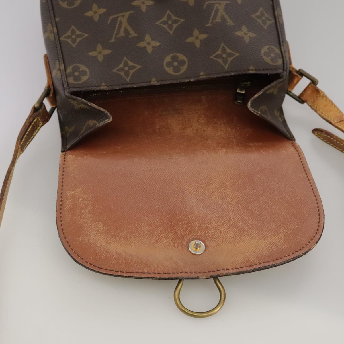 LOUIS VUITTON Monogram Saint Cloud MM Shoulder Bag M51243 LV Auth 103793