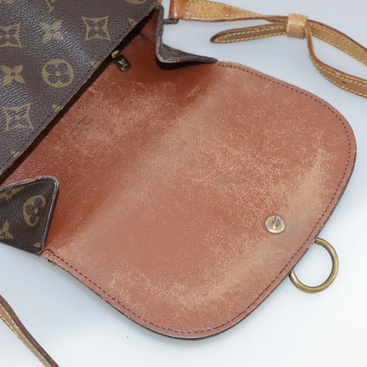 LOUIS VUITTON Monogram Saint Cloud MM Shoulder Bag M51243 LV Auth 103793