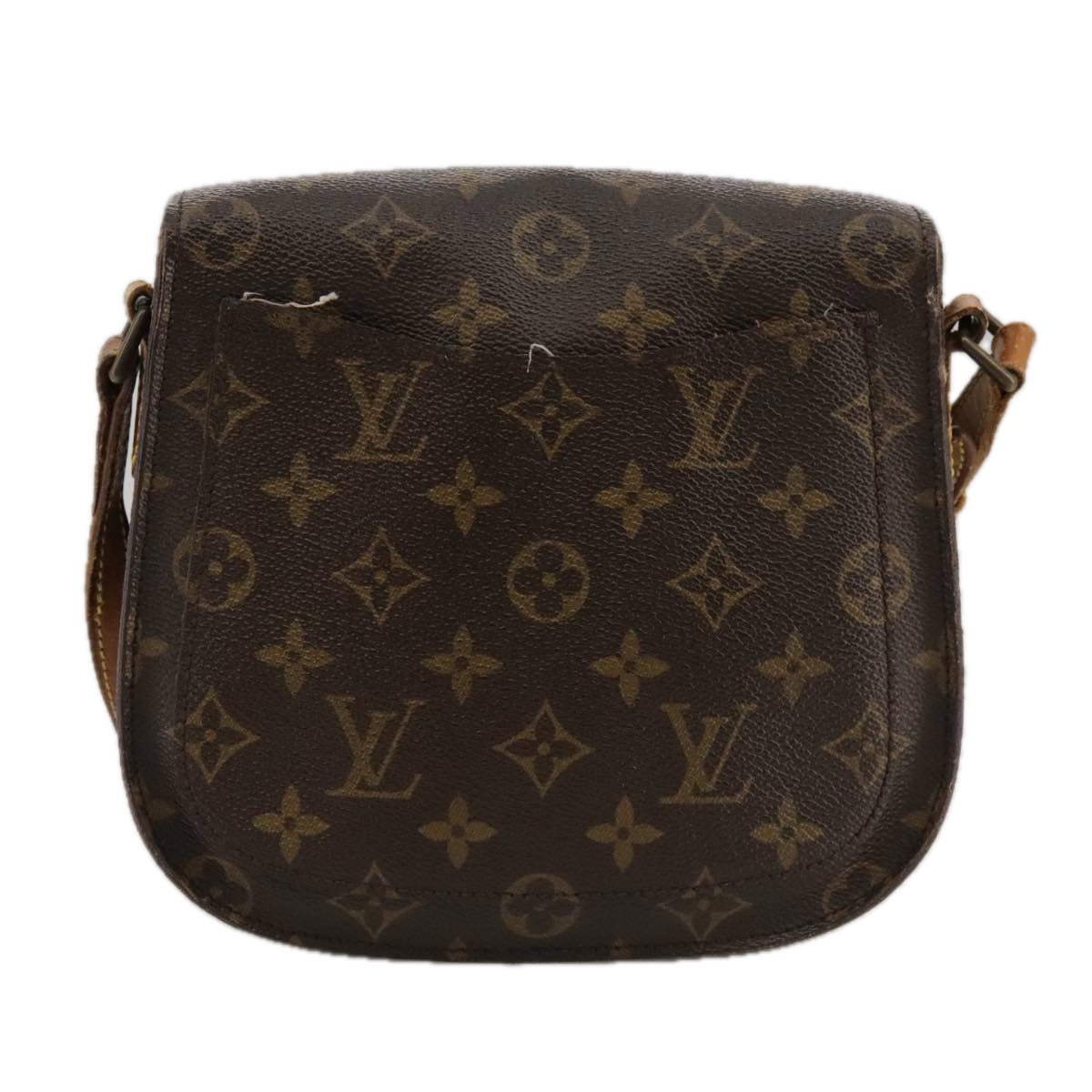 LOUIS VUITTON Monogram Saint Cloud MM Shoulder Bag M51243 LV Auth 103793