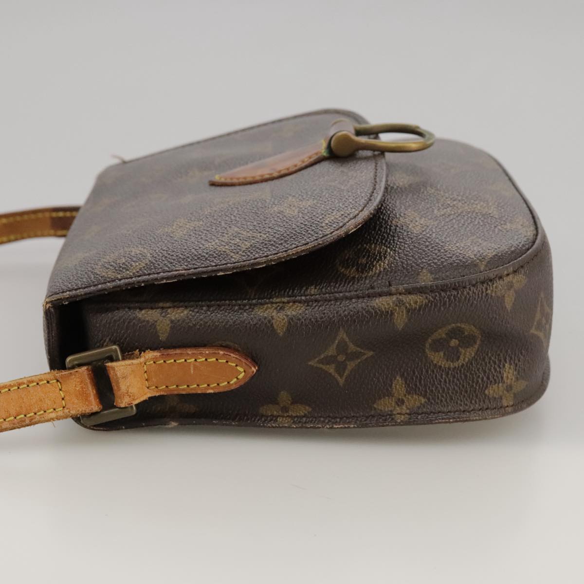 LOUIS VUITTON Monogram Saint Cloud MM Shoulder Bag M51243 LV Auth 103793