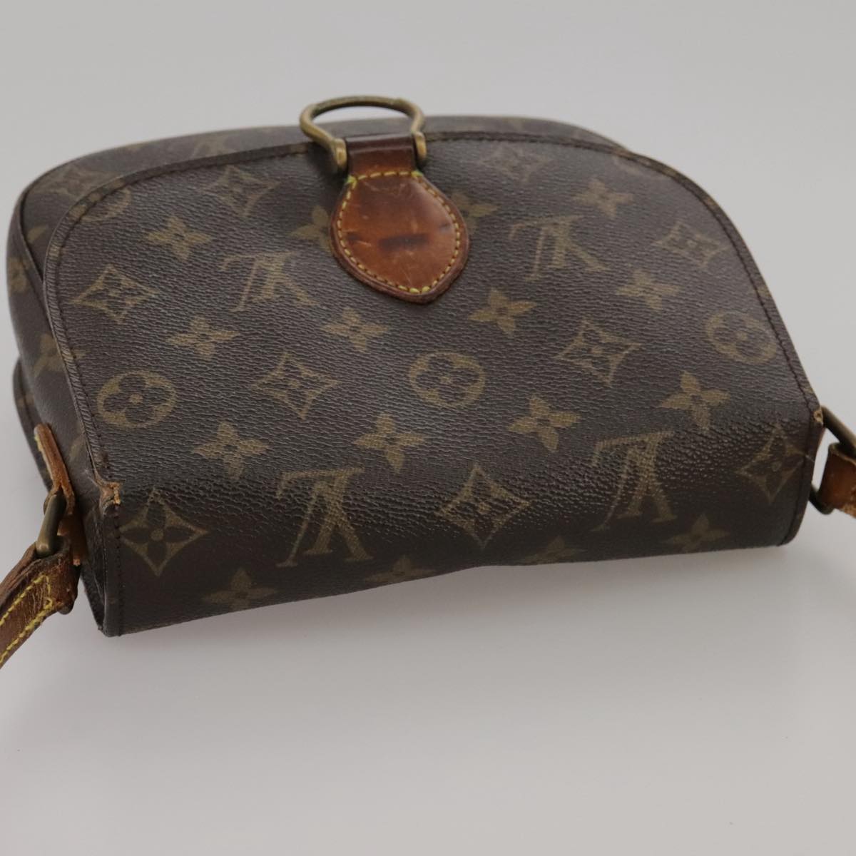 LOUIS VUITTON Monogram Saint Cloud MM Shoulder Bag M51243 LV Auth 103793